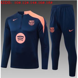 Chándal FC Barcelona 2025/26 (Dark Bule II Half zipper) - NIÑOS